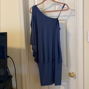 Venus One Shoulder Purple Dress sz M